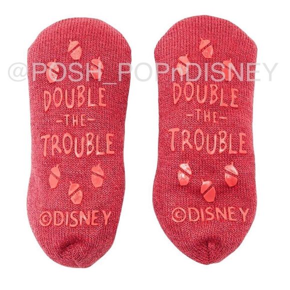 Disney Accessories Disney Chip Dale Chibi Character Slipper Socks